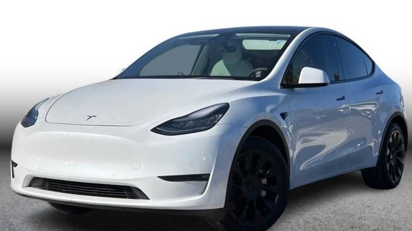 TESLA MODEL Y 2021 5YJYGDEDXMF116153 image